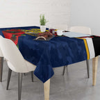 Parramatta Eels ANZAC Personalised Tablecloth Lest We Forget Poppy Camo