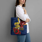 Parramatta Eels ANZAC Personalised Tote Bag Lest We Forget Poppy Camo