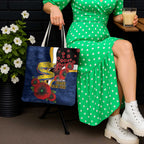 Parramatta Eels ANZAC Personalised Tote Bag Lest We Forget Poppy Camo
