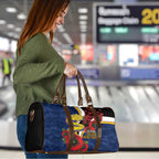 Parramatta Eels ANZAC Personalised Travel Bag Lest We Forget Poppy Camo