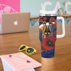 Parramatta Eels ANZAC Personalised Tumbler With Handle Lest We Forget Poppy Camo