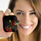 Penrith Panthers ANZAC Personalised AirPods Case Lest We Forget Poppy Camo