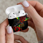 Penrith Panthers ANZAC Personalised AirPods Case Lest We Forget Poppy Camo