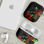 Penrith Panthers ANZAC Personalised AirPods Case Lest We Forget Poppy Camo