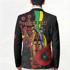 Penrith Panthers ANZAC Personalised Blazer Lest We Forget Poppy Camo