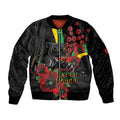 Penrith Panthers ANZAC Personalised Bomber Jacket Lest We Forget Poppy Camo