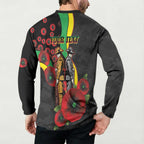 Penrith Panthers ANZAC Personalised Button Sweatshirt Lest We Forget Poppy Camo