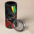 Penrith Panthers ANZAC Personalised 4 in 1 Can Cooler Tumbler Lest We Forget Poppy Camo