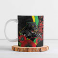 Penrith Panthers ANZAC Personalised Ceramic Mug Lest We Forget Poppy Camo
