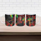 Penrith Panthers ANZAC Personalised Ceramic Mug Lest We Forget Poppy Camo
