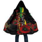 Penrith Panthers ANZAC Personalised Cloak Lest We Forget Poppy Camo
