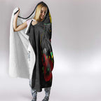 Penrith Panthers ANZAC Personalised Hooded Blanket Lest We Forget Poppy Camo