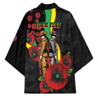 Penrith Panthers ANZAC Personalised Kimono Lest We Forget Poppy Camo