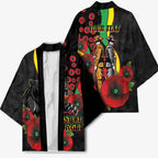 Penrith Panthers ANZAC Personalised Kimono Lest We Forget Poppy Camo