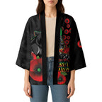 Penrith Panthers ANZAC Personalised Kimono Lest We Forget Poppy Camo