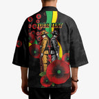 Penrith Panthers ANZAC Personalised Kimono Lest We Forget Poppy Camo