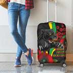 Penrith Panthers ANZAC Personalised Luggage Cover Lest We Forget Poppy Camo