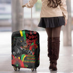 Penrith Panthers ANZAC Personalised Luggage Cover Lest We Forget Poppy Camo