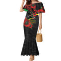 Penrith Panthers ANZAC Personalised Mermaid Dress Lest We Forget Poppy Camo