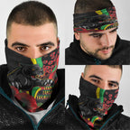 Penrith Panthers ANZAC Personalised Neck Gaiter Lest We Forget Poppy Camo