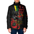Penrith Panthers ANZAC Personalised Padded Jacket Lest We Forget Poppy Camo