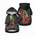 Penrith Panthers ANZAC Personalised Pet Hoodie Lest We Forget Poppy Camo
