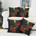 Penrith Panthers ANZAC Personalised Pillow Cover Lest We Forget Poppy Camo