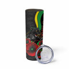 Penrith Panthers ANZAC Personalised Skinny Tumbler Lest We Forget Poppy Camo