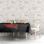 Penrith Panthers ANZAC Personalised Tablecloth Lest We Forget Poppy Camo