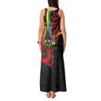 Penrith Panthers ANZAC Personalised Tank Maxi Dress Lest We Forget Poppy Camo