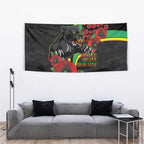 Penrith Panthers ANZAC Personalised Tapestry Lest We Forget Poppy Camo