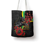 Penrith Panthers ANZAC Personalised Tote Bag Lest We Forget Poppy Camo