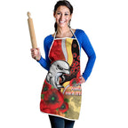 Redcliffe Dolphins ANZAC Personalised Apron Lest We Forget Poppy Camo