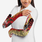 Redcliffe Dolphins ANZAC Personalised Arm Sleeves Lest We Forget Poppy Camo