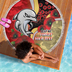 Redcliffe Dolphins ANZAC Personalised Beach Blanket Lest We Forget Poppy Camo