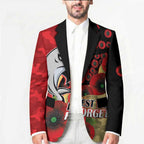 Redcliffe Dolphins ANZAC Personalised Blazer Lest We Forget Poppy Camo