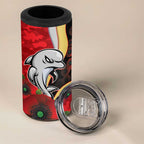 Redcliffe Dolphins ANZAC Personalised 4 in 1 Can Cooler Tumbler Lest We Forget Poppy Camo