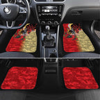 Redcliffe Dolphins ANZAC Personalised Car Mats Lest We Forget Poppy Camo