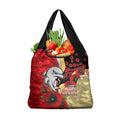 Redcliffe Dolphins ANZAC Personalised Grocery Bag Lest We Forget Poppy Camo
