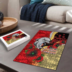 Redcliffe Dolphins ANZAC Personalised Puzzle Lest We Forget Poppy Camo