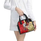 Redcliffe Dolphins ANZAC Personalised Shoulder Handbag Lest We Forget Poppy Camo