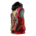 Redcliffe Dolphins ANZAC Personalised Sleeveless Hoodie Lest We Forget Poppy Camo