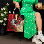 Redcliffe Dolphins ANZAC Personalised Tote Bag Lest We Forget Poppy Camo