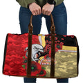 Redcliffe Dolphins ANZAC Personalised Travel Bag Lest We Forget Poppy Camo