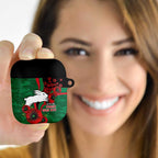 South Sydney Rabbitohs ANZAC Personalised AirPods Case Lest We Forget Poppy Camo