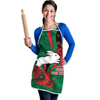 South Sydney Rabbitohs ANZAC Personalised Apron Lest We Forget Poppy Camo