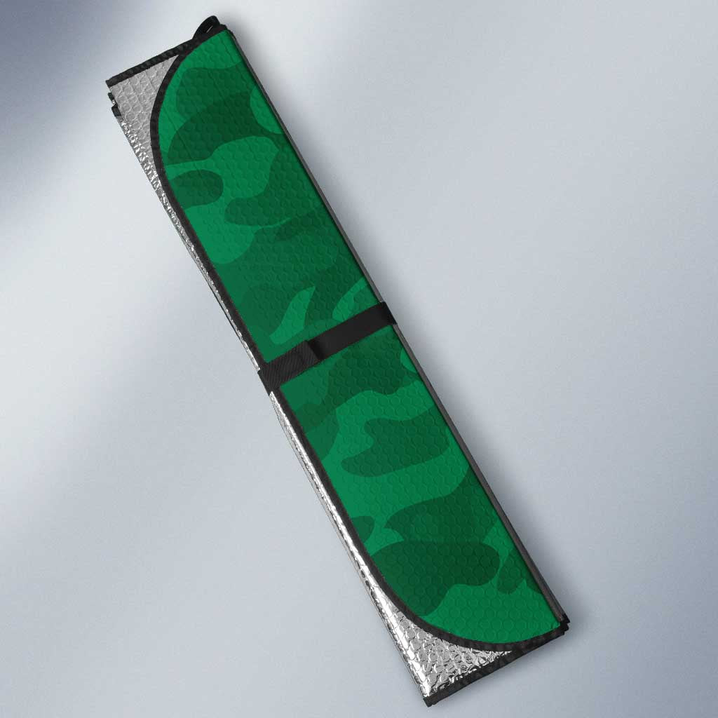 South Sydney Rabbitohs ANZAC Personalised Auto Sun Shade Lest We Forget Poppy Camo
