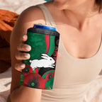 South Sydney Rabbitohs ANZAC Personalised 4 in 1 Can Cooler Tumbler Lest We Forget Poppy Camo