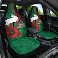 South Sydney Rabbitohs ANZAC Personalised Car Seat Cover Lest We Forget Poppy Camo