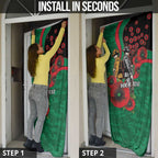 South Sydney Rabbitohs ANZAC Personalised Door Cover Lest We Forget Poppy Camo